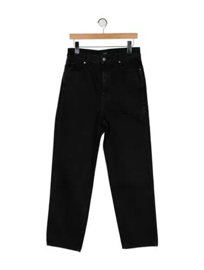 Pre-owned Khaite Martin Straight Leg Jeans In Black