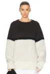 Khaite Martina Colorblock Cashmere Mohair Sweater In Glaze Multi