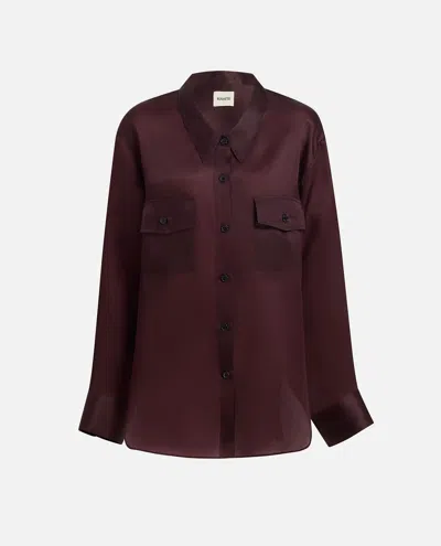 Khaite Matteo Shirt In Black