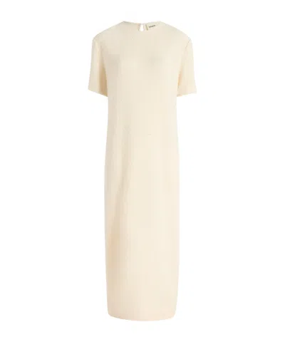 Khaite Webber Maxi Dress In White
