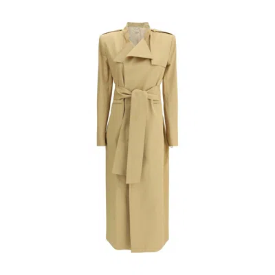 Khaite Maxwell Trench Coat In Black