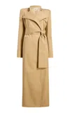 Khaite Maxwell Wool Coat In Brown