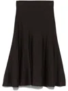Khaite Mayu Midi Skirt In 褐色