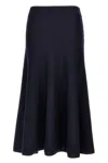 Khaite Wool-blend Mayu Midi Skirt