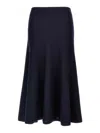 Khaite Falda Semilarga - Azul In Azul