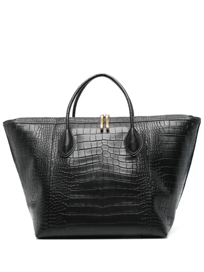 Khaite Medium Kasia Tote Bag In Black