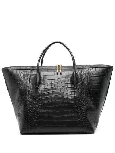Khaite Medium Kasia Tote Bag In Black