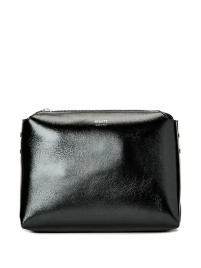 Khaite Lina Medium Crossbody Bag In Black