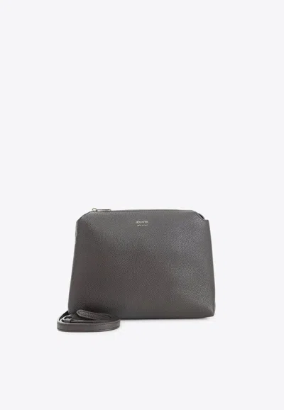 Khaite Medium Lina Crossbody Bag In Brown
