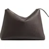Khaite Medium Lina Leather Crossbody Bag In Brown