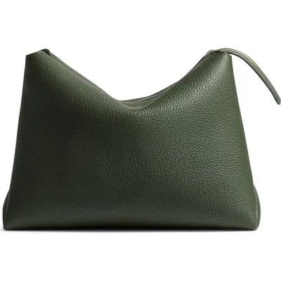 Khaite Medium Lina Leather Crossbody Bag In Green