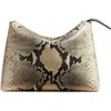 Khaite Medium Lina Snakeskin Embossed Leather Crossbody Bag In Natural