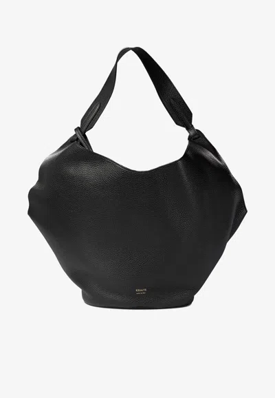 Khaite Medium Lotus Leather Tote Bag