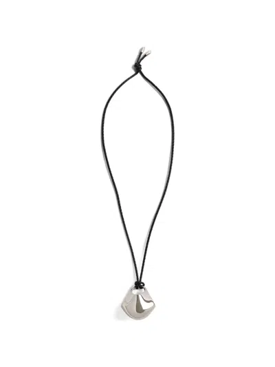 Khaite Medium Lotus Pendant In Black