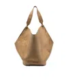 Khaite Medium Lotus Shoulder Bag In Green