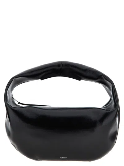 Khaite Medium Olivia Hobo Shoulder Bag In Black