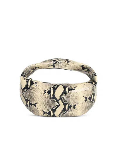 KHAITE KHAITE MEDIUM 'OLIVIA HOBO' SNAKE LEAR BAG