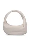 Khaite Womens Olivia Hobo Medium Leather Shoulder Bag Dark Ivory In White