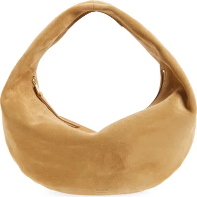 KHAITE KHAITE MEDIUM OLIVIA SUEDE HOBO BAG