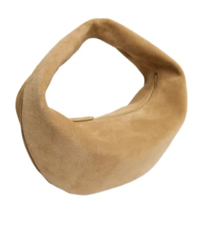KHAITE MEDIUM OLIVIA SUEDE HOBO BAG