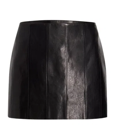 KHAITE KHAITE MEELAR PANELLED MINI SKIRT