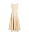 Khaite Mellie Terry Maxi Dress In Nude