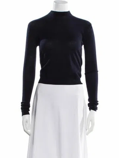 Pre-owned Khaite Merino Wool Sweater In Blue