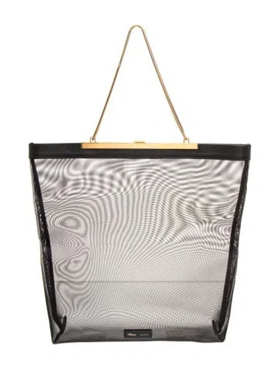 Pre-owned Khaite Mesh Augusta Chain Tote Large In Multicolor