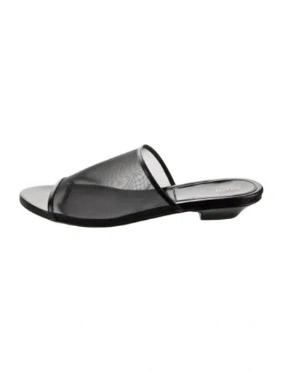 Pre-owned Khaite Mesh Mesh Accents Slides In Multi