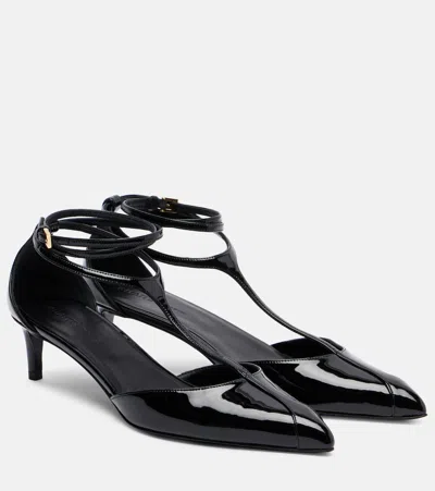 Khaite Mia Patent Leather Pumps In Black