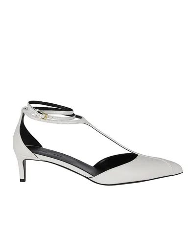Khaite Mia Pointed-toe Pumps In White