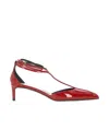 Khaite 45mm Mia Pumps In Red