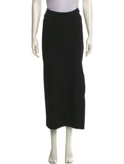 Pre-owned Khaite Midi Length Skirt In Black