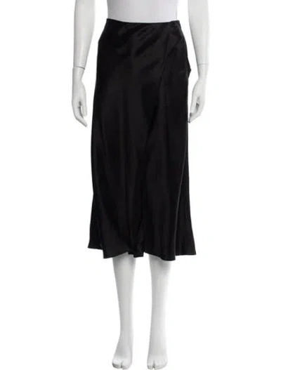 Pre-owned Khaite Midi Length Skirt W/ Tags In Black