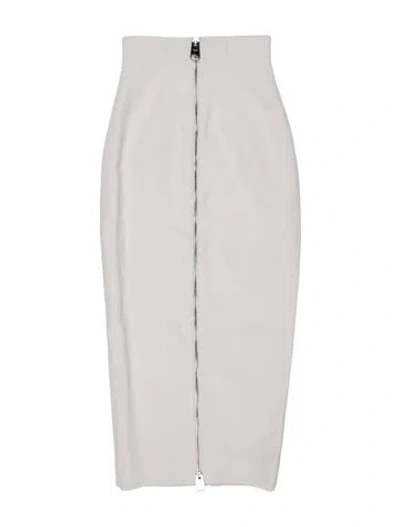 Pre-owned Khaite Midi Length Skirt W/ Tags In Neutral