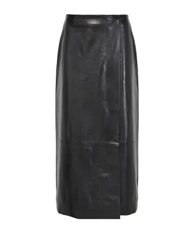 Khaite Midi Skirt In Black