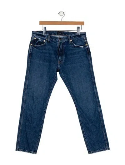 Pre-owned Khaite Mid-rise Skinny Leg Jeans In Blue