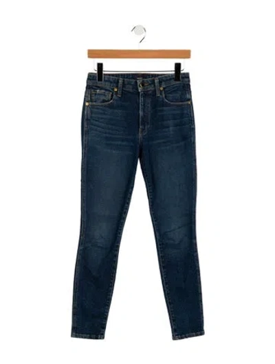 Pre-owned Khaite Mid-rise Skinny Leg Jeans In Blue