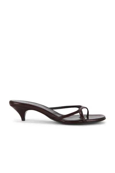 Khaite Mila Sandal In Burgundy