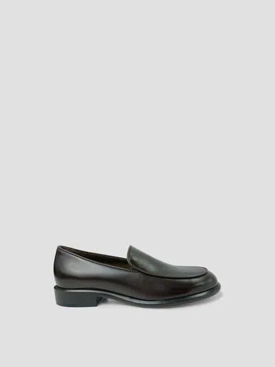 Khaite Miles Loafer 35 In Vintage Brown