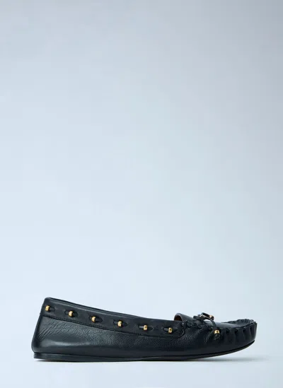 Khaite Milly Flats In Black