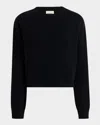 Khaite Milo Cashmere Crewneck Sweater In Black