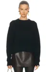 Khaite Milo Cashmere Sweater In Black