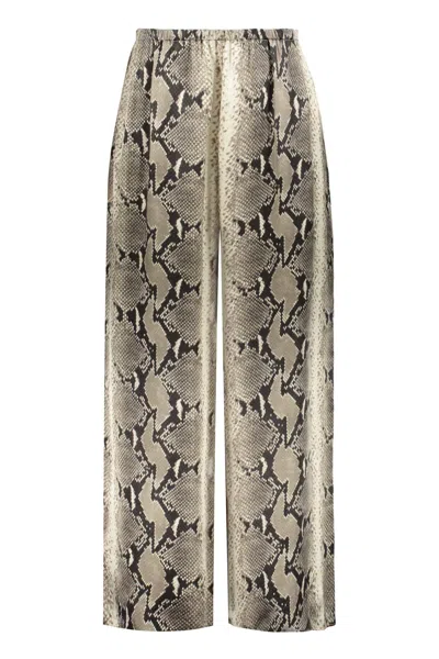 KHAITE MINDY WIDE LEG TROUSERS
