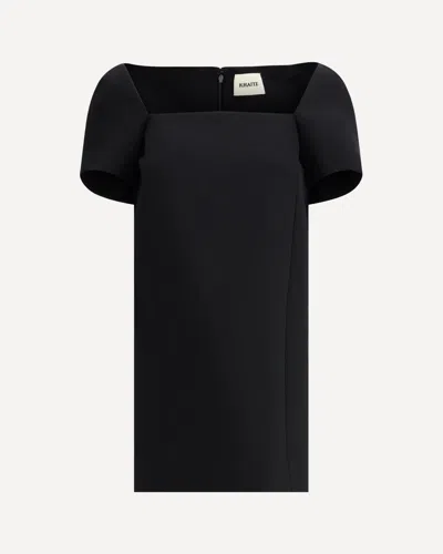 Khaite Mini Benji Dress In Black