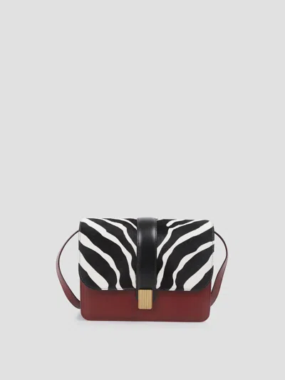 Khaite Mini Crossbody Bag In Burgundy