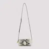 Khaite Mini Kye Snakeskin Embossed Leather Crossbody Bag In Nude