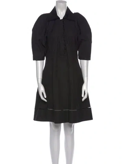 Pre-owned Khaite Mini Dress In Black