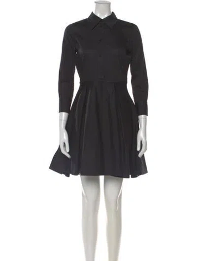 Pre-owned Khaite Mini Dress In Black