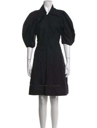 Pre-owned Khaite Mini Dress In Black